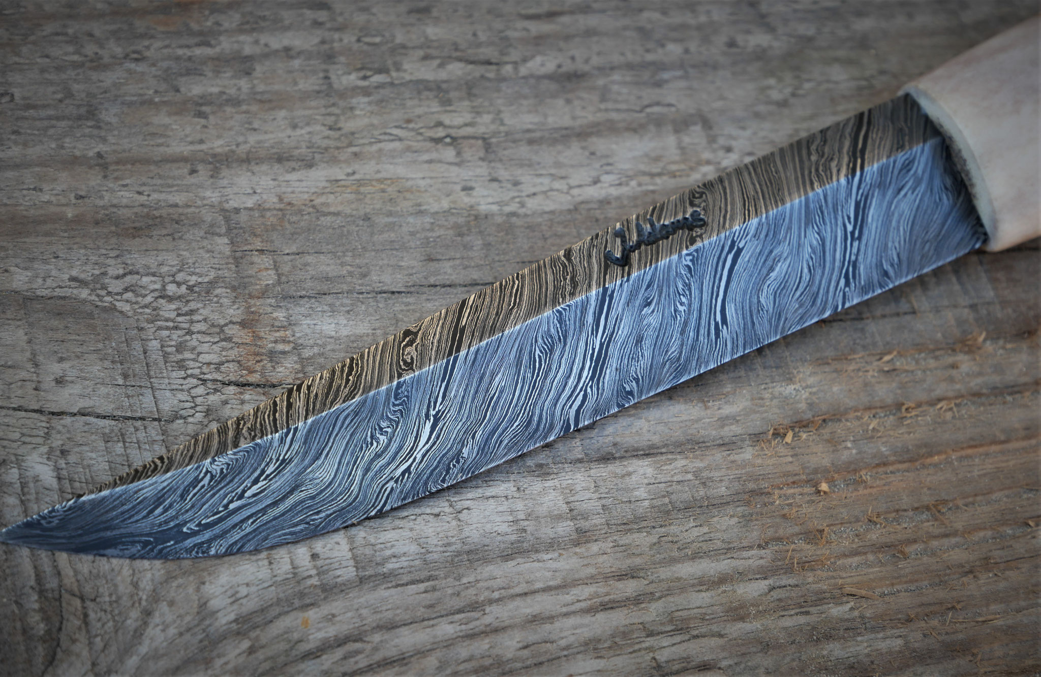 Puukko mit Wickelgriff – Detailansicht