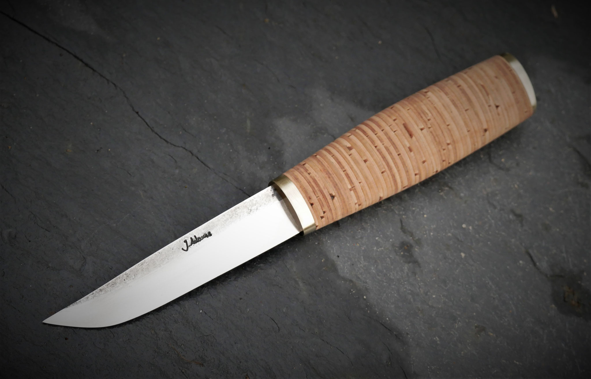 Gepflegter Puukko mit Wickelgriff