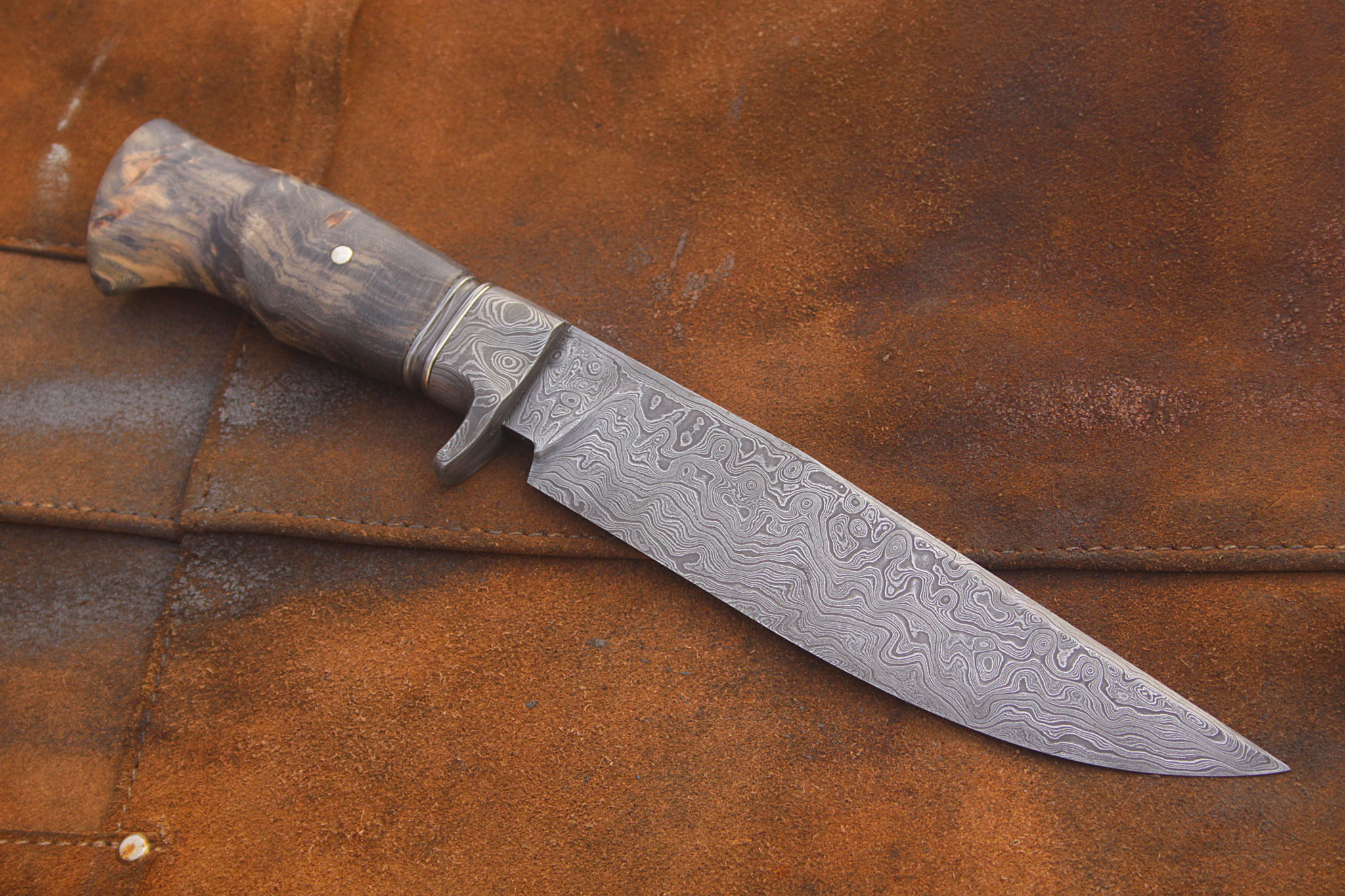 Elegantes Jagdmesser-Set mit Hirschhorn
