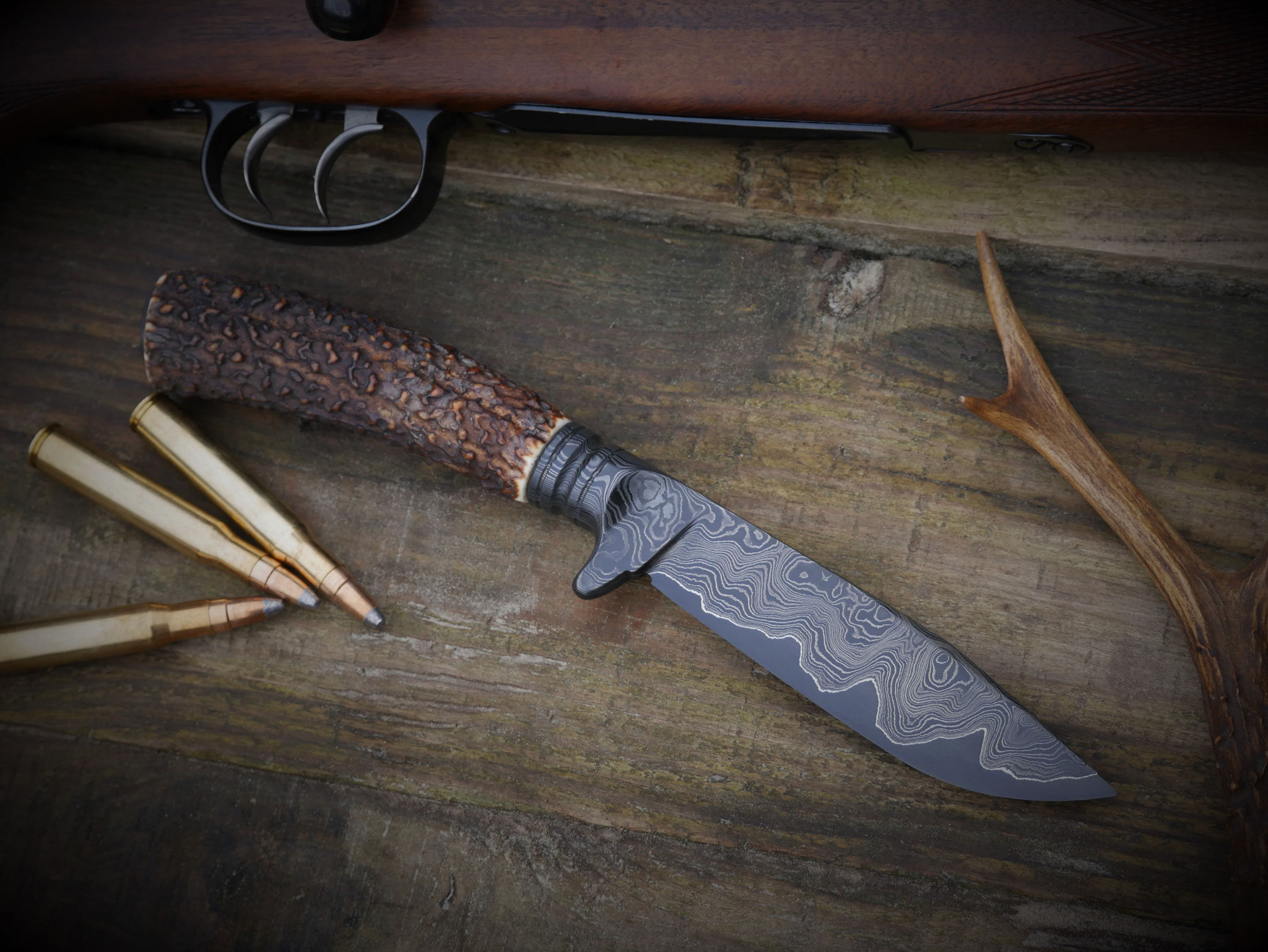 Feines elegantes Damastmesser